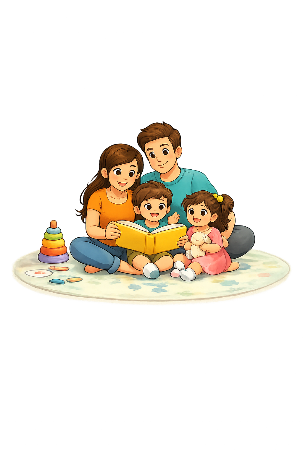 Parent and child learning together