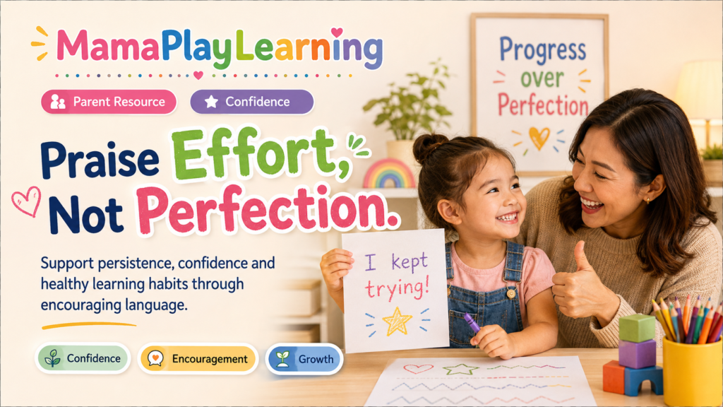 Praise Effort, Not Perfection