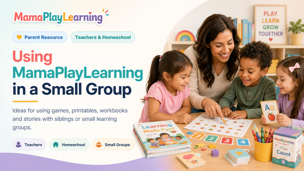 Using MamaPlayLearning in a Small Group